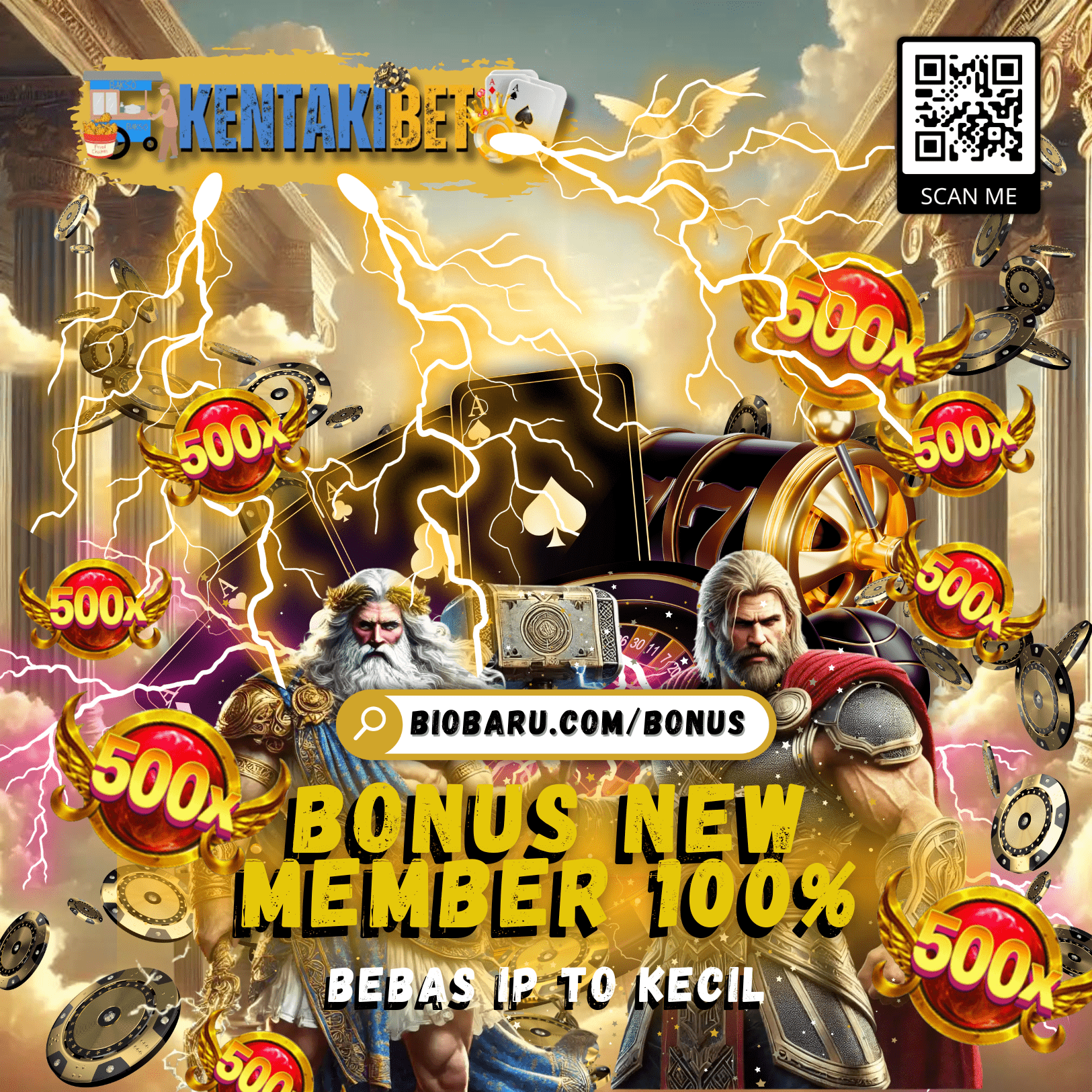 Bonus New Member 100% dan Depo 25 Bonus 25